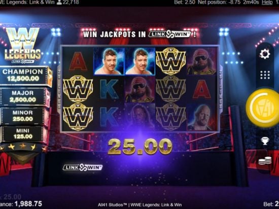 WWE Legends: Link and Win slot game image