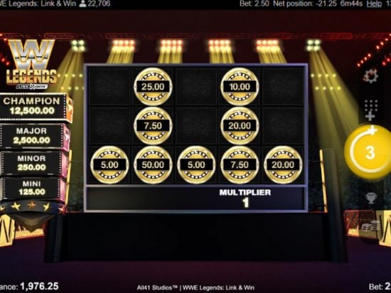 WWE Legends: Link and Win slot game image