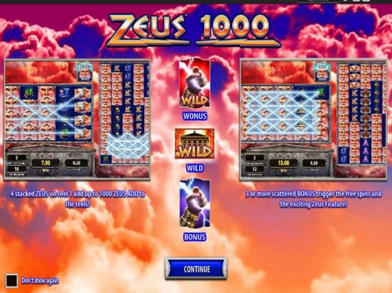 Zeus 1000 Slot Game Image