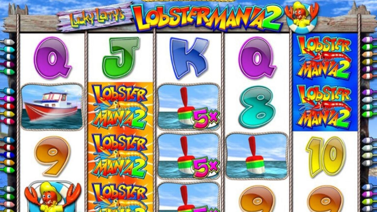 Title screen for Lobstermania 3 Slots Game