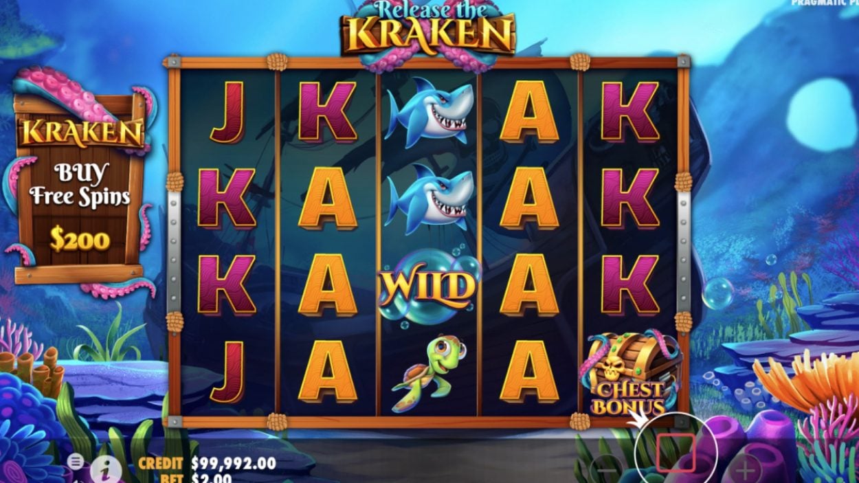 Release the Kraken slot demo image