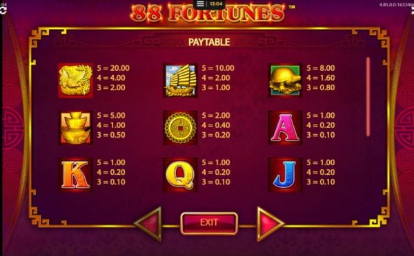 Play 88 Fortunes Online Slot